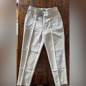 Ann Taylor Petite Winter White Ankle Pants